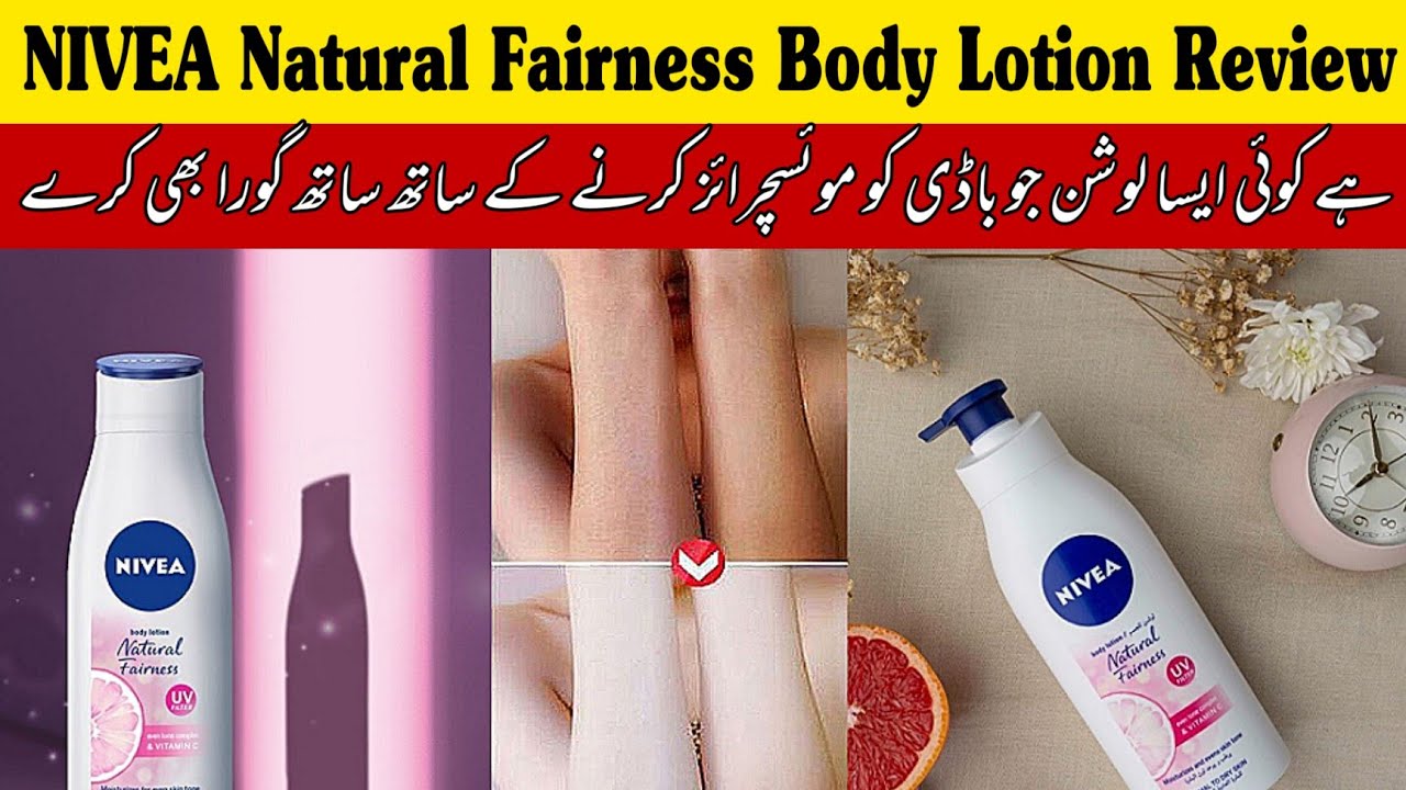 NIVEA Natural Fairness Body Lotion Review Best lotion for winters