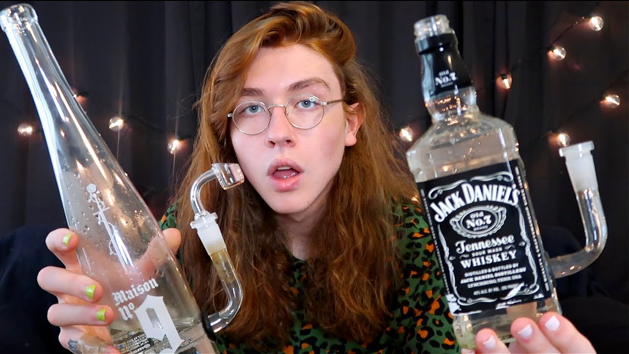 how to make a homemade glass bong YouTube