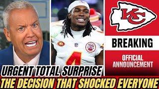 🚨🔥 WHAT DO YOU THINK OF THIS DECISION KC CHIEFS MADE HIS CHOICE...