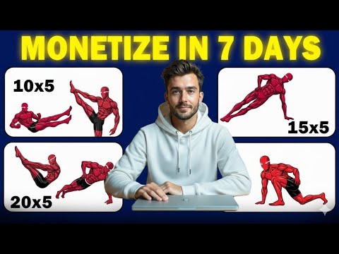 AI Fitness Video Creation 🏋️| Make Viral Animated Exercise Videos Easily | Fitness Ai Viral Niche 💪