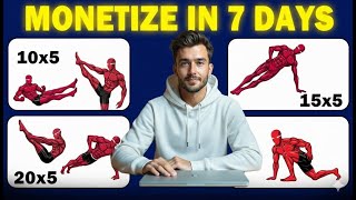 AI Fitness Video Creation 🏋️| Make Viral Animated Exercise Videos Easily | Fitness Ai Viral Niche 💪