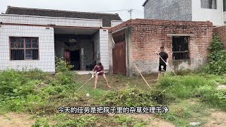 Renovating a decaying house in rural China - renovating the garden