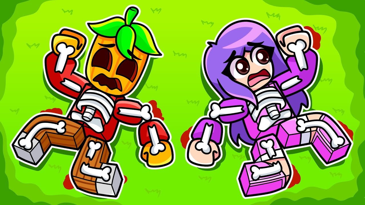 Me ROMPO Todos los HUESOS Con MI AMIGA en Roblox!