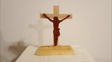 Christmas 2018 Scroll Saw Jesus Cross // How To
