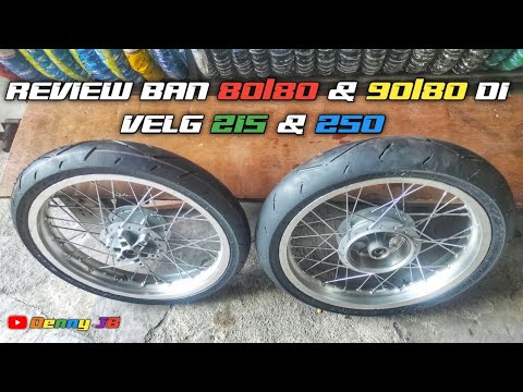 Review Ban 80/80 dan 90/80 ring 17 di velg ukuran 215 dan 250 | ban donat