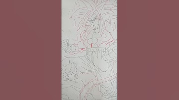 ✨draw✨GT Ssj4 Goku + DAIMA SSJ4 GOKU #dragonballgt #dragonballdaima #gokussj4 #@sivam_arts