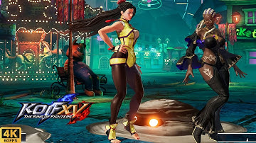 KOF XV | Luong & Iori & Shermie 💥 Dolores & Antonov & King | CPU vs CPU AI vs AI