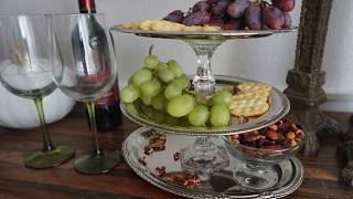 DOLLAR TREE//DIY Glam Holiday Serving Tray//CHRISTMAS 2017 DIY