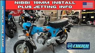 Ice Bear 125 CT70 clone Nibbi Carb Install with Jetting info