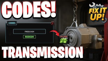 *🔥TRANSMISSION* NEW ALL TRANSMISSION UPDATE CODES FOR FIX IT UP! ROBLOX FIX IT UP CODES