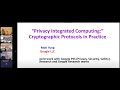 PETS 2022 Keynote: Moti Yung on Privacy-Integrated Computing & Practical Cryptographic Protocols π
