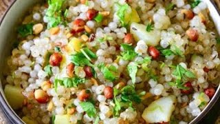 Instant Pot Sabudana l Quick Khichdi l vegetarian Recipe l Crunchy peanut Sago l Crazy food