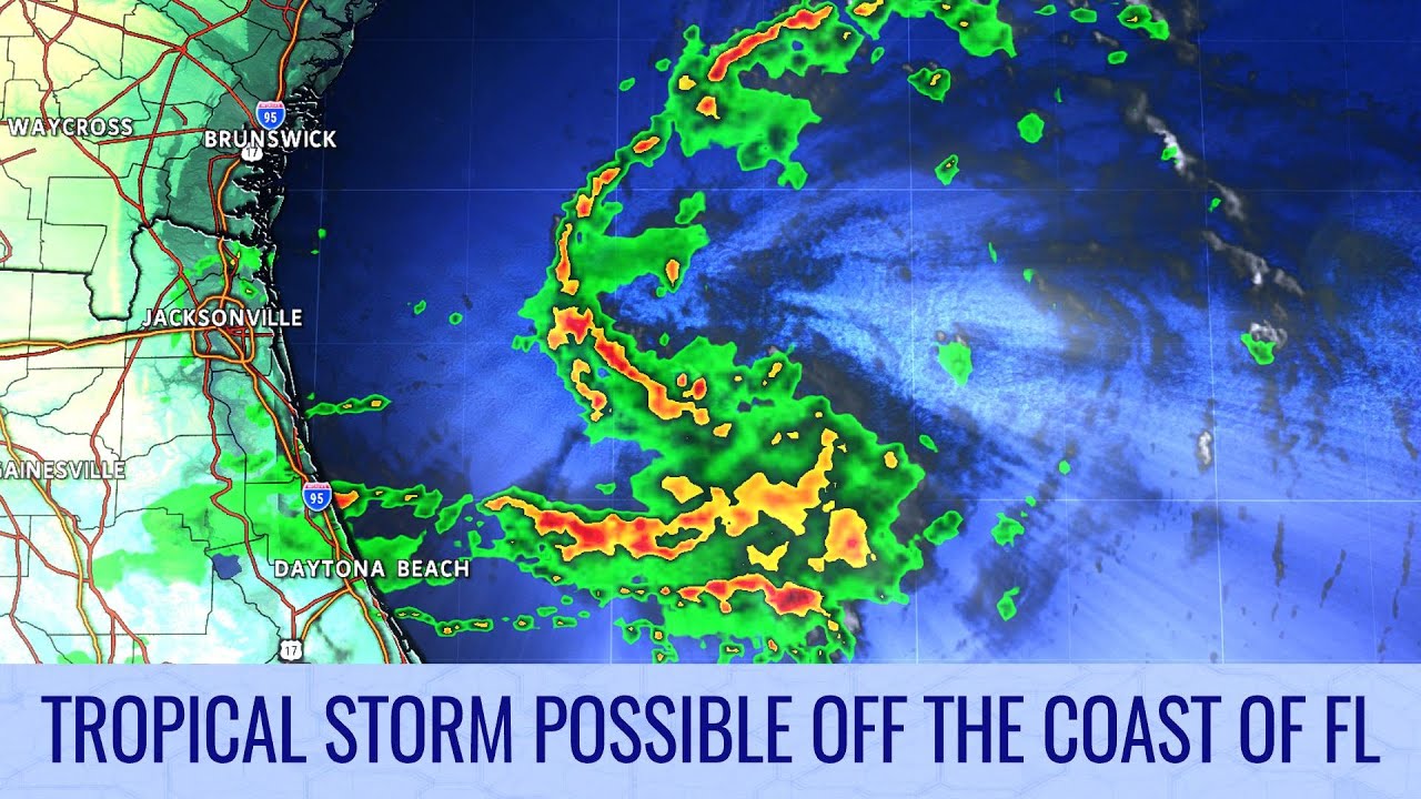 Tropical Storm possible off the coast of Florida - YouTube
