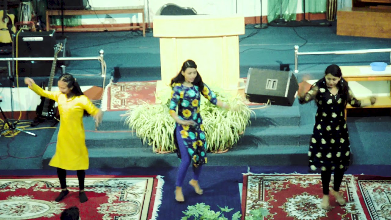 Nepali Christian Dance Song Kahile Bhidma  By Anju Pant Dance Cover By Elyon AG Church Youth