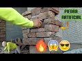 PIEDRA ARTIFICIAL | COMO INSTALAR PIEDRA DE FABRICA O PIEDRA DE MOLDE | stone veneer installation