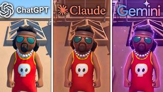 ChatGPT vs Claude vs Gemini Make Gang Beasts From Scratch.