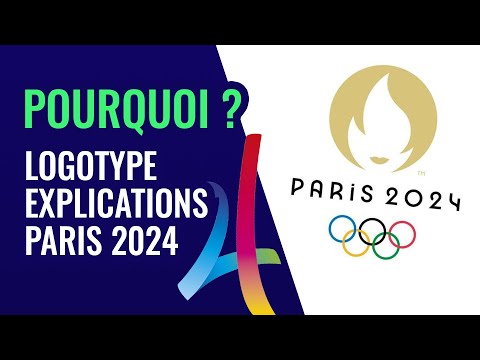 Nouveau LOGO PARIS 2024 - Explication du logo des Jeux Olympiques [PTL-18] @Paris 2024