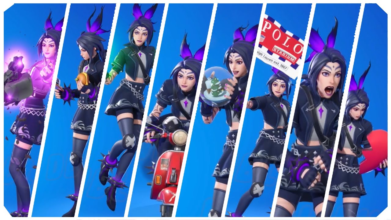 Fortnite: Vikora All Emotes & Dances | Epic Outfit | 1,200 V-Bucks ...