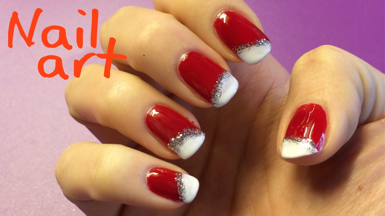 Immagini Natalizie Nail Art.Nail Art Per Le Feste Natale E Capodanno Youtube