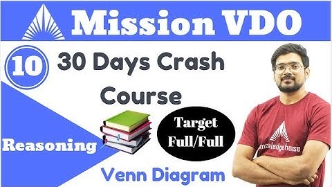 10:00 AM - UPSSSC VDO CRASH COURSE 2018 - Reasoning By Pushpendra Sir | Venn Diagram