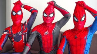 TRIPLE SPIDER-MAN in real life | Pro Parkour and Fighting Bad Guys (3 Người Nhện Đỏ)