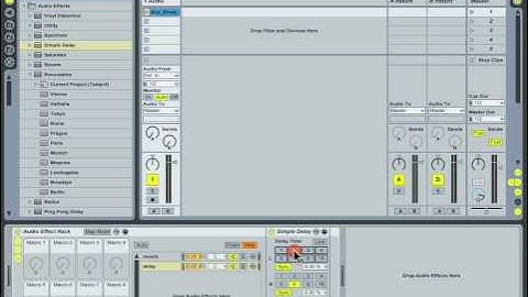 Ableton Live Tutorial - Using the Effects Rack