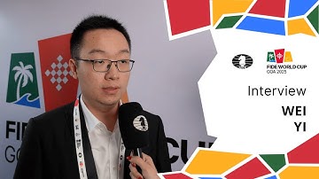 Interview with 🇨🇳 Wei Yi | TieBreaks | Round 3 | FIDE World Cup 2025