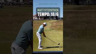 Matt Fitzpatrick’s golf swing is FAST!😳 Have you tried his tempo? #golf
