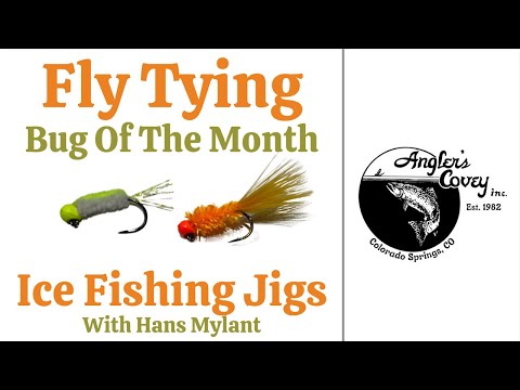 Fly Tying - Tying Ice Jigs With Hans Mylant #icefishing #troutfishing 