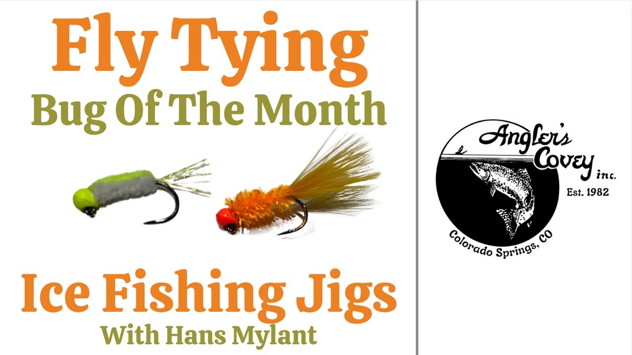 Fly Tying - Tying Ice Jigs With Hans Mylant #icefishing #troutfishing 