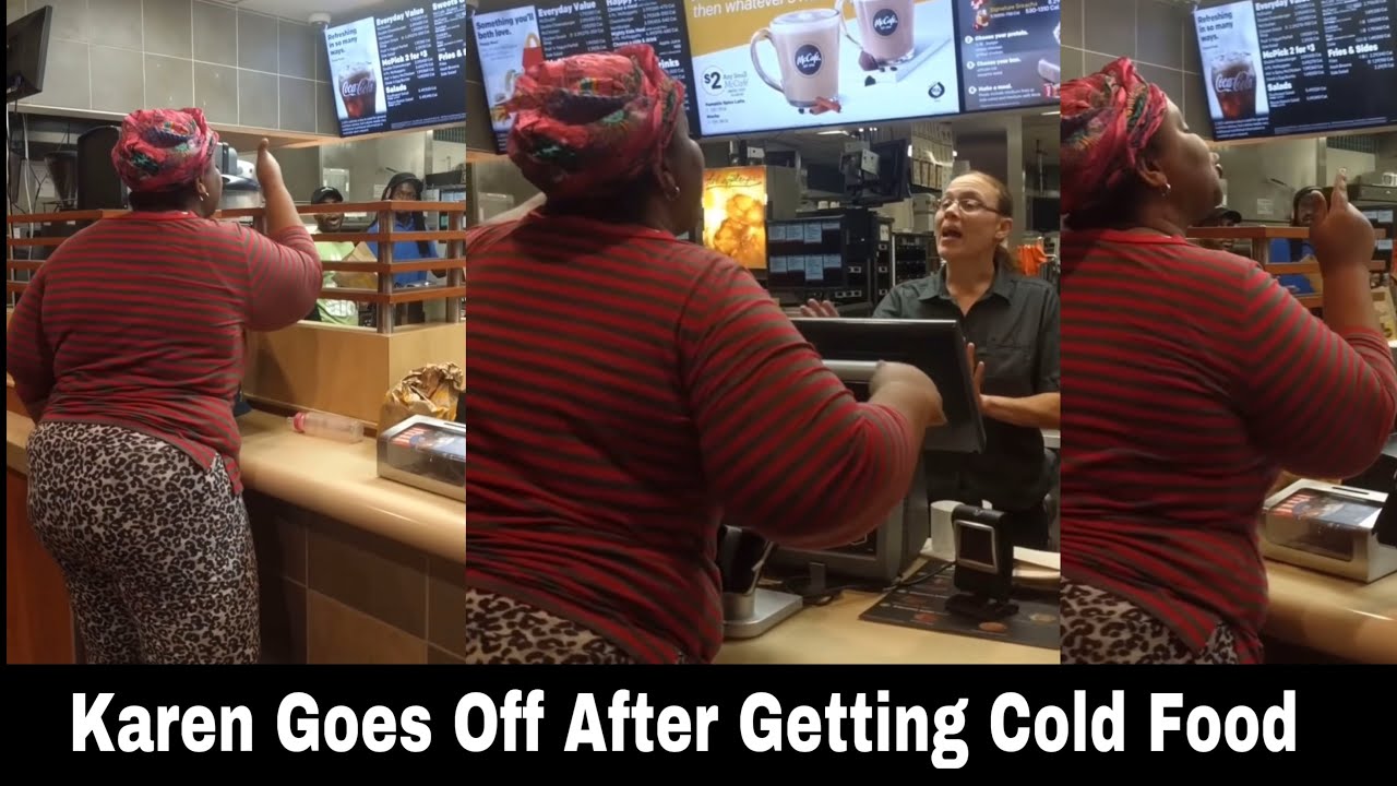 Karen Goes Off After Getting Cold Food! 🔥🍔 (Fast Food Meltdown) 