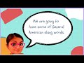 American Slang words