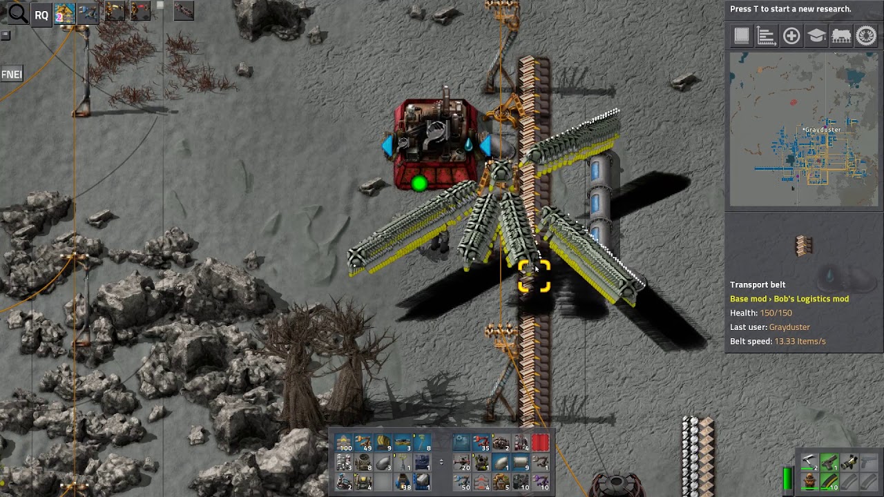 Factorio bob angel схемы