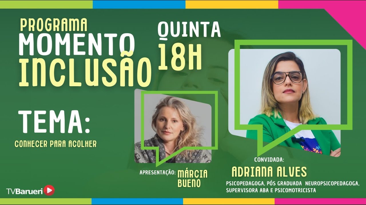 Conhecer Para Acolher | Momento Inclusão