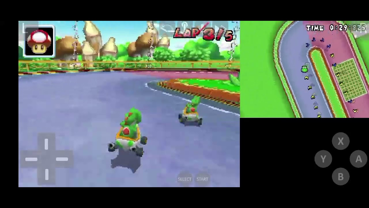 No mt baby park  leaderboard run Mario kart ds