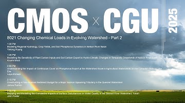 8021 Changing Chemical Loads in Evolving Watershed - Part 2