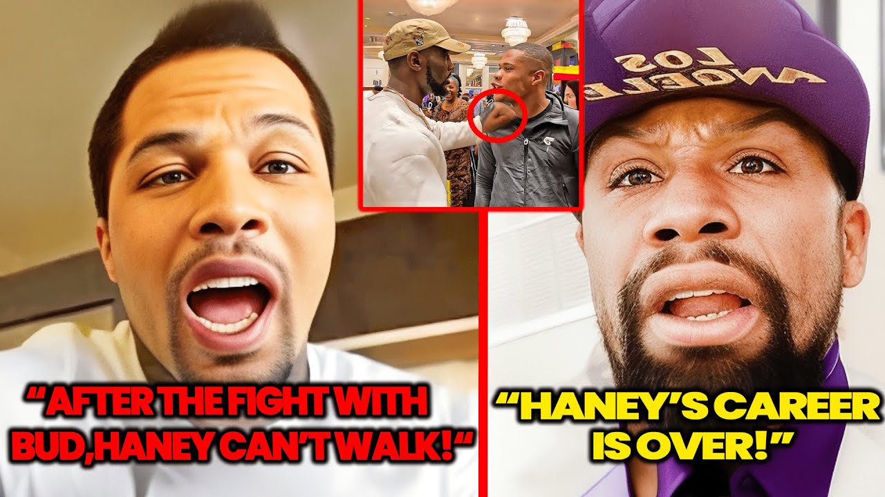 "BUD ENDED HIS CAREER!"FLOYD AND DAVIS REACT TO BUD FIGHT VS DEVIN HANEY allegedly mayweather gervon