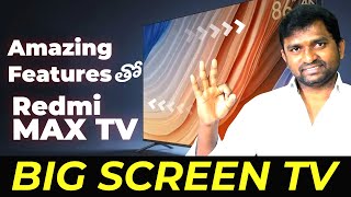 Redmi Max Tv 86 Launched with Amazing Features In Telugu