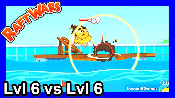 Poki Games ✓ Raft Wars Multiplayer ⚠️ Lvl 5 vs 13 [4k Gameplay
