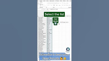 Learn This UNIQUE Excel Formula💡 | Excel Shortcut & Tricks  #computer #officesoftware #excel #viral
