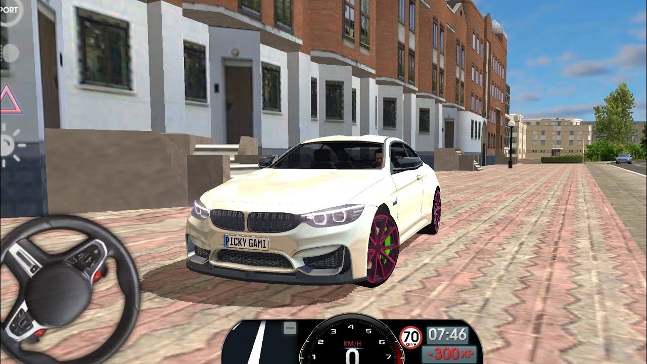 BMW M4 driving school simulator gameplay 