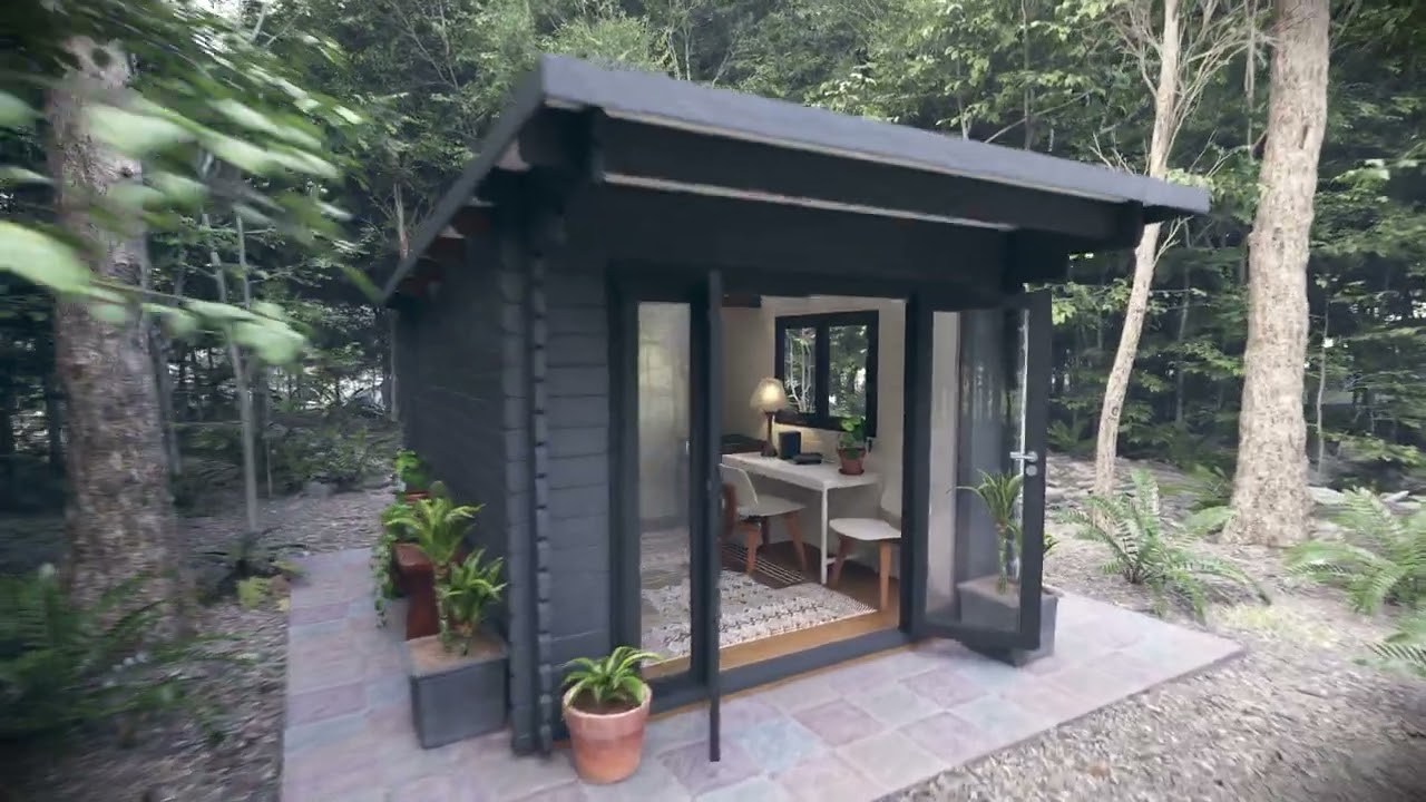 Natural Charm and Practicality: The New Garden Shed "Astoria" by SolidBuild