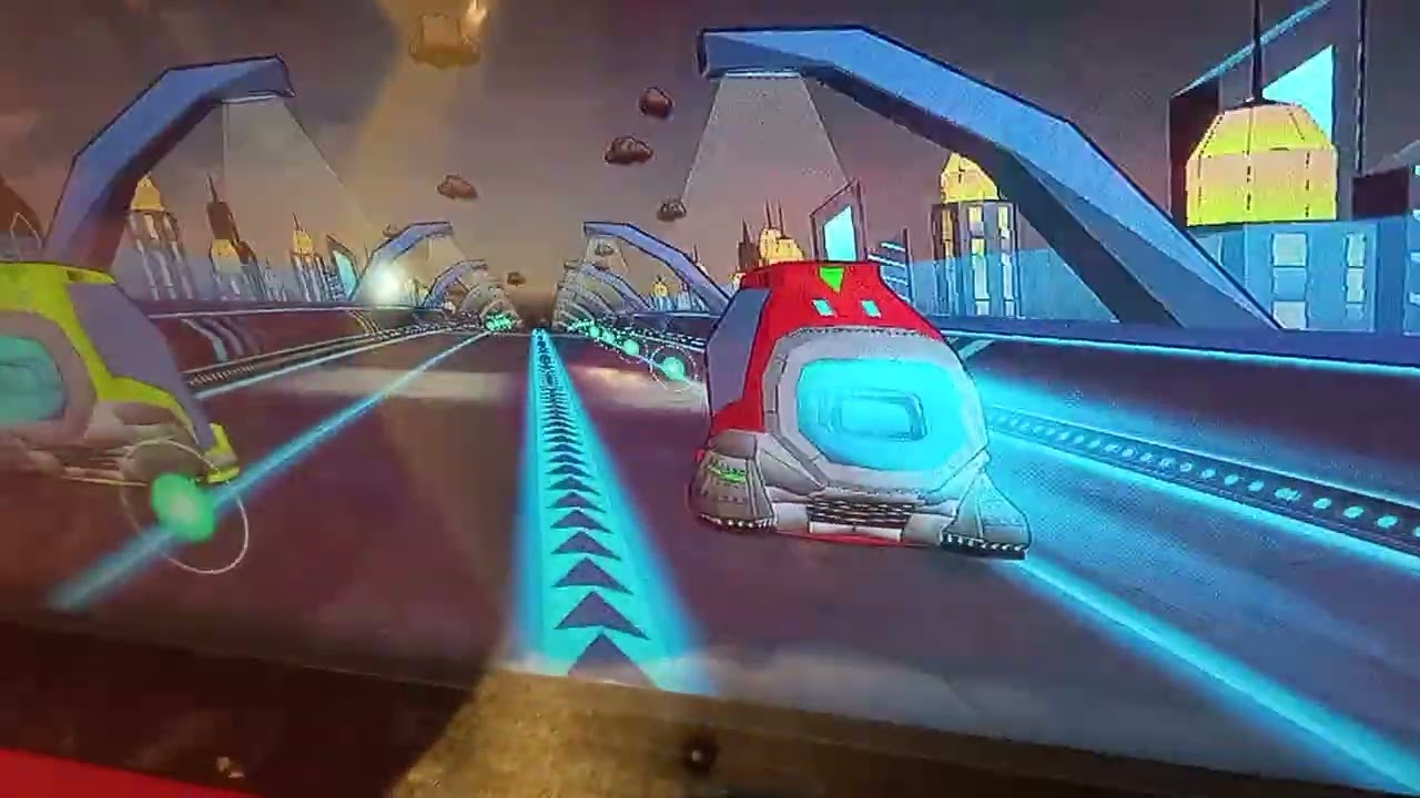 2010s Falgas Rocket Kiddie Ride - Speed Tracer