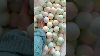 Bulk production of crispy stress balls 🏭#squishy #fidgettoys #satisfying #oddlysatisfying #asmr