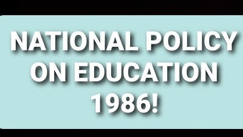 B.Ed (Ist Sem) Ist Topic/National Policy On Education/ EPC 1      #Reading And Reflecting On Texts#