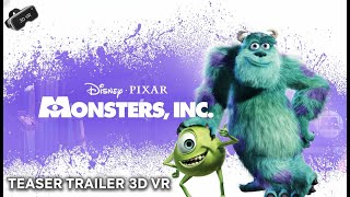 Monsters, Inc. 2001 Teaser Trailer 3D Sbs Vr 4K