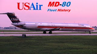 Usair Md-80 Fleet History 1988-2004