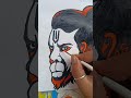 Lordhanuman acrylic painting 🖌️ 🎨