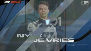 Nyck De Vries Crash out Of Q1| 2023 Azerbaijan Grand Prix
