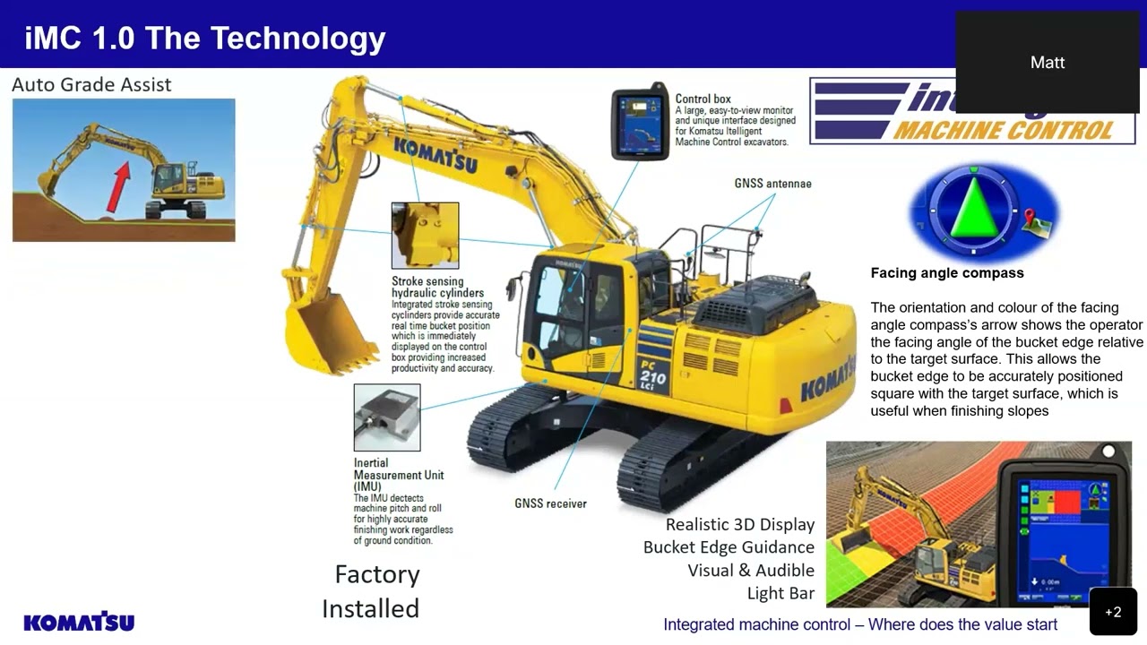 Komatsu Smart Construction Webinars | Session 2: Intelligent Machine Control (iMC)